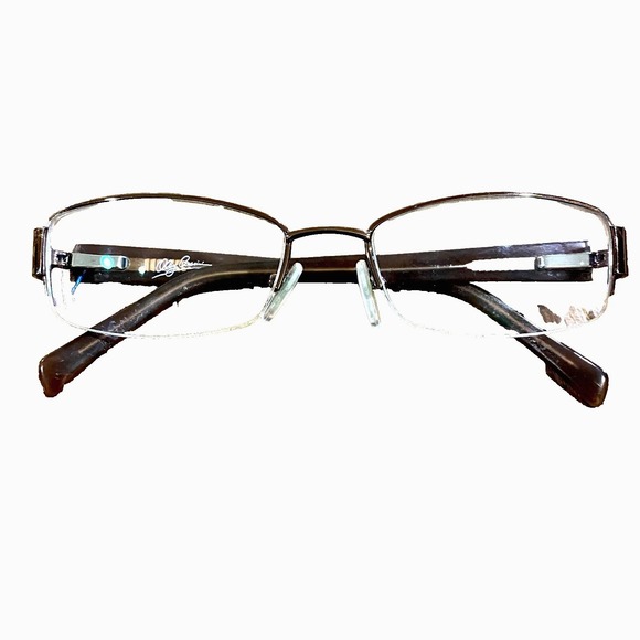 Oleg Cassini Other - Oleg Cassini Eyeglasses Gold Metal Half Rim